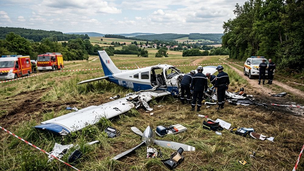 Kleinflugzeugabsturz nahe Nancy fordert elf Menschenleben