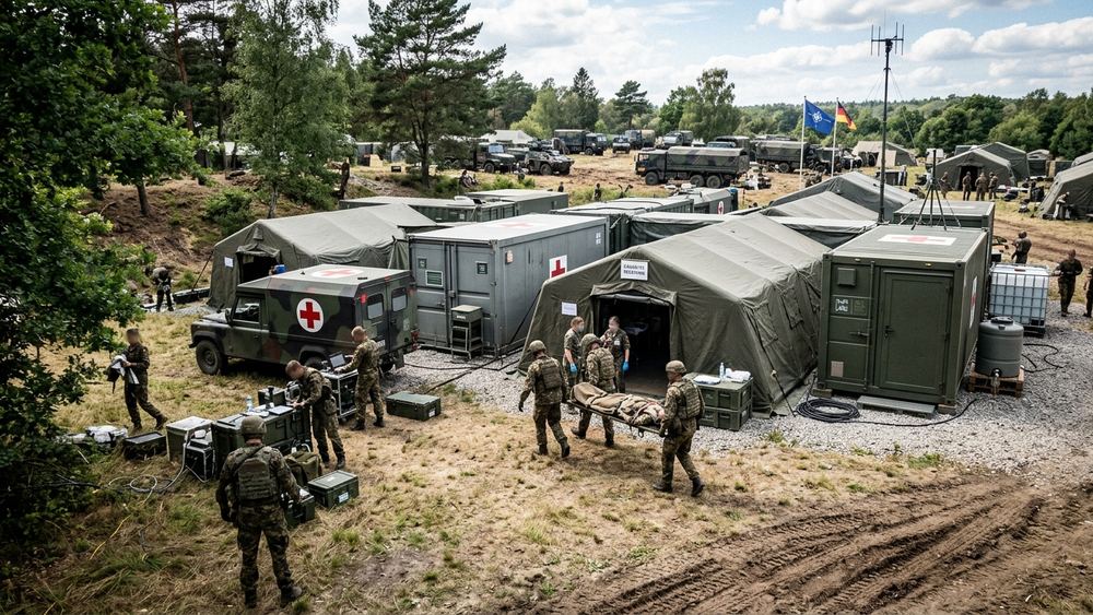 Bundeswehr-Lazarett bei NATO-Übung erfolgreich getestet