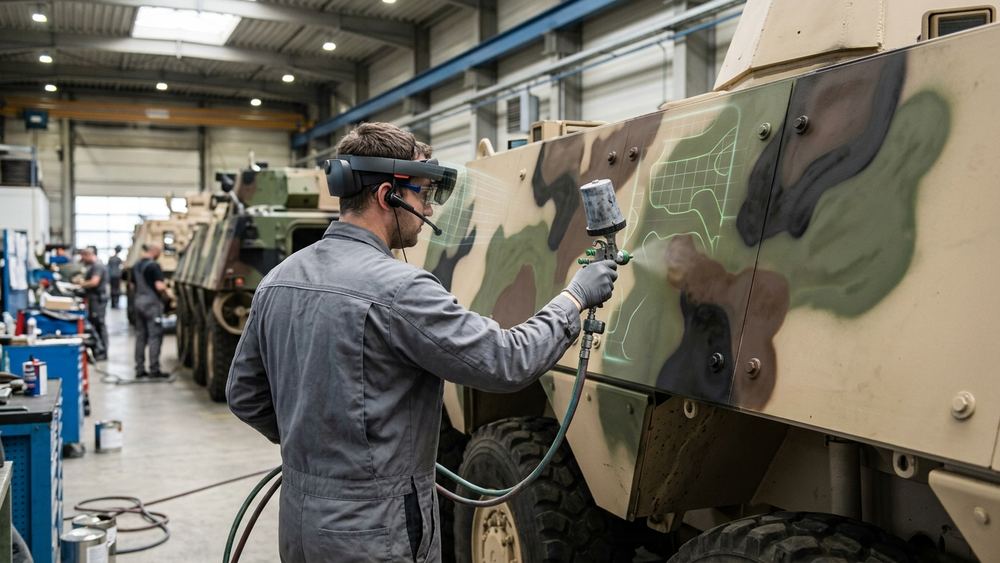 Szenaris entwickelt AR-Lösung für Tarnmuster auf Militärfahrzeugen