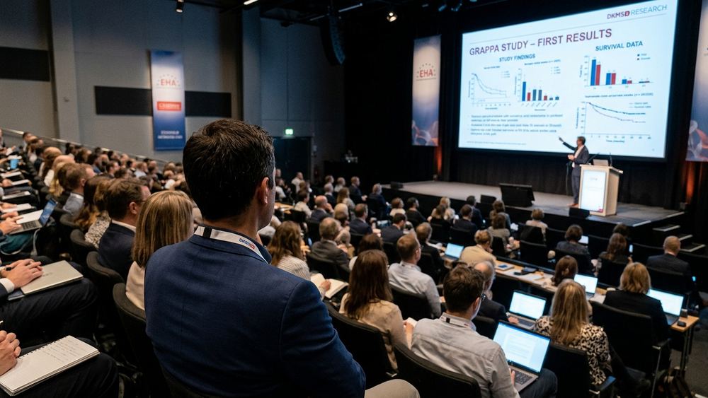 DKMS präsentiert erste GRAPPA-Studienergebnisse auf EHA-Kongress