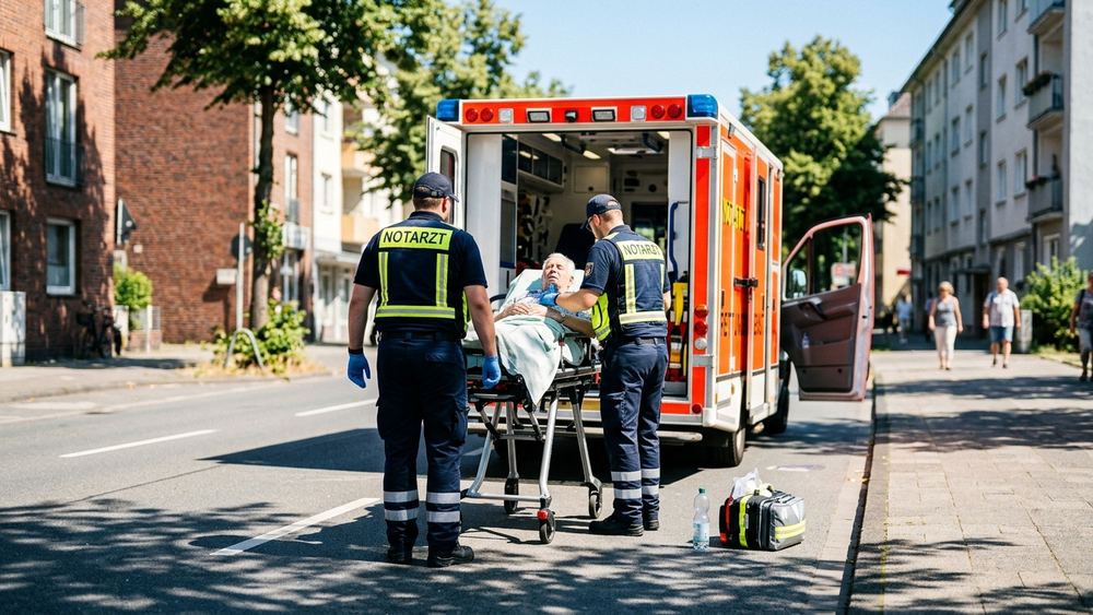 Hitzewelle führt zu erhöhtem Einsatzaufkommen bei Essener Rettungsdienst