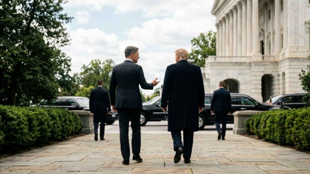 NATO-Generalsekretär Rutte und Präsident Trump beraten in Washington
