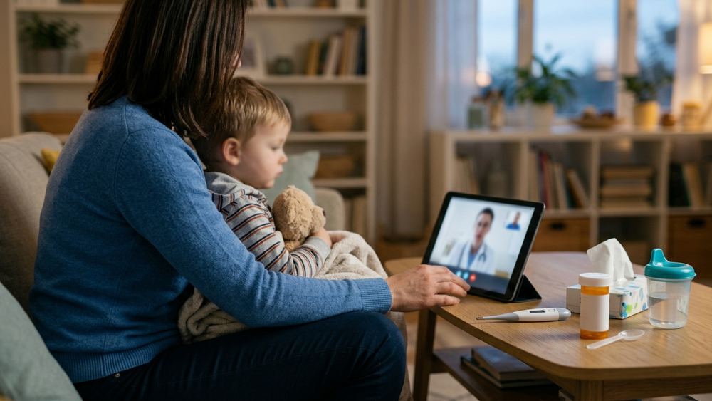 Telemedizin reduziert Antibiotikaverschreibungen bei Kindern