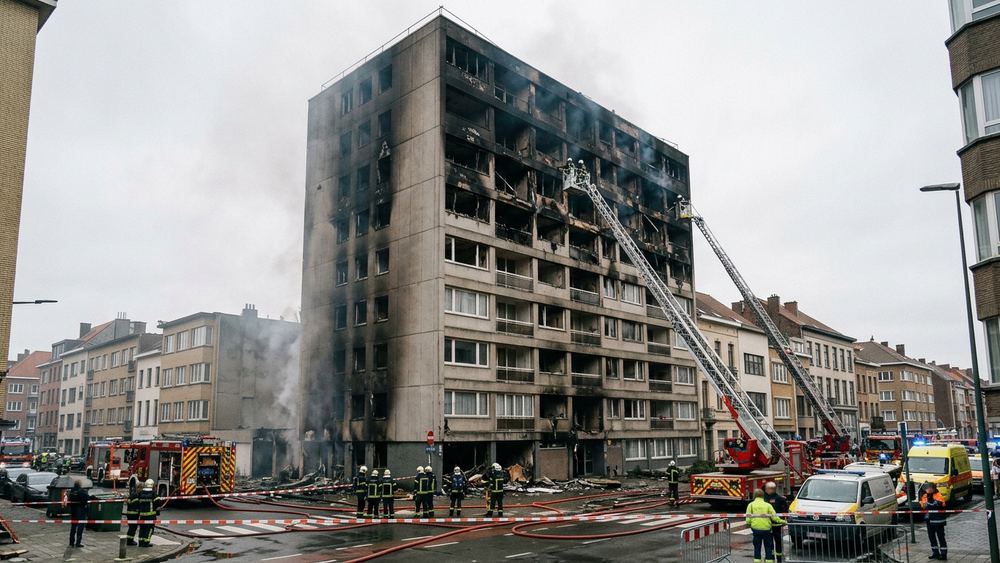 Tödlicher Hochhausbrand in Antwerpen