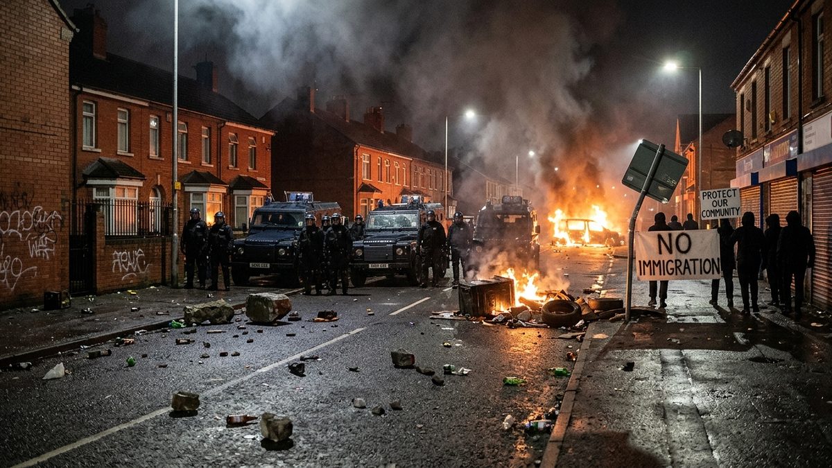 Nordirland: Ausschreitungen nach Messerattacke