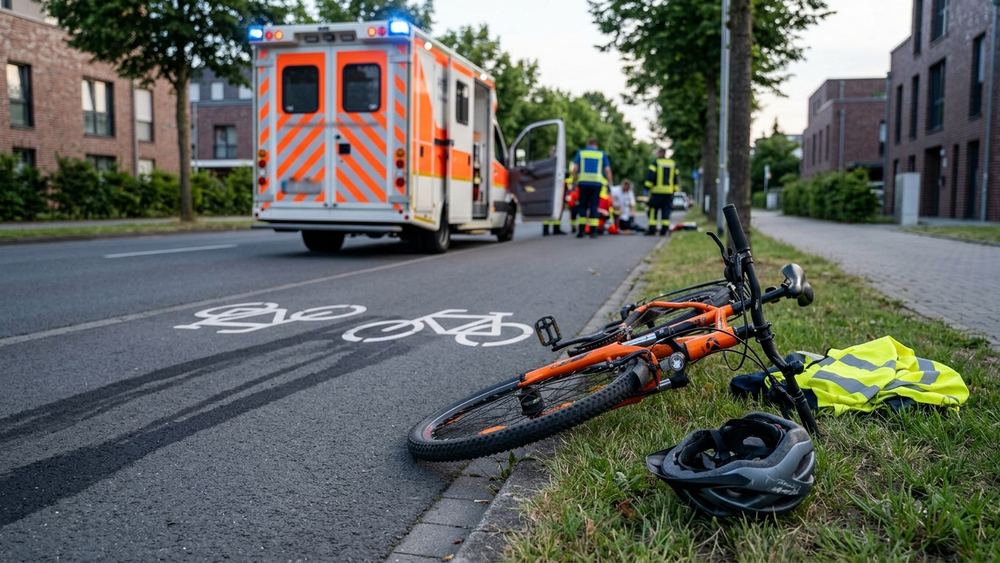 Fahrradfahrer erleidet lebensgefährliche Verletzungen bei Unfall in Paderborn