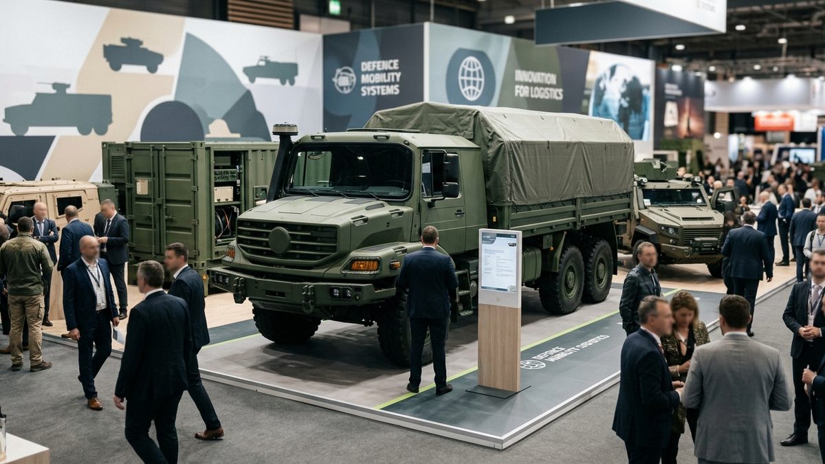 Daimler Truck Defence präsentiert sich auf Eurosatory 2026
