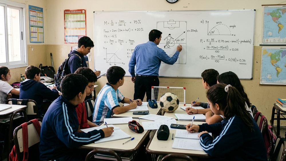 Argentinien nutzt Fußballinteresse für Mathematikunterricht