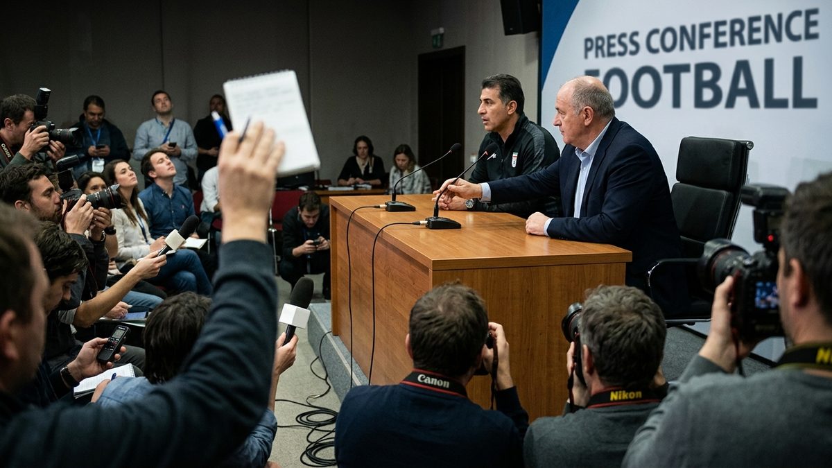 Fifa-Sprecher unterbindet politische Fragen bei Iran-Pressekonferenz