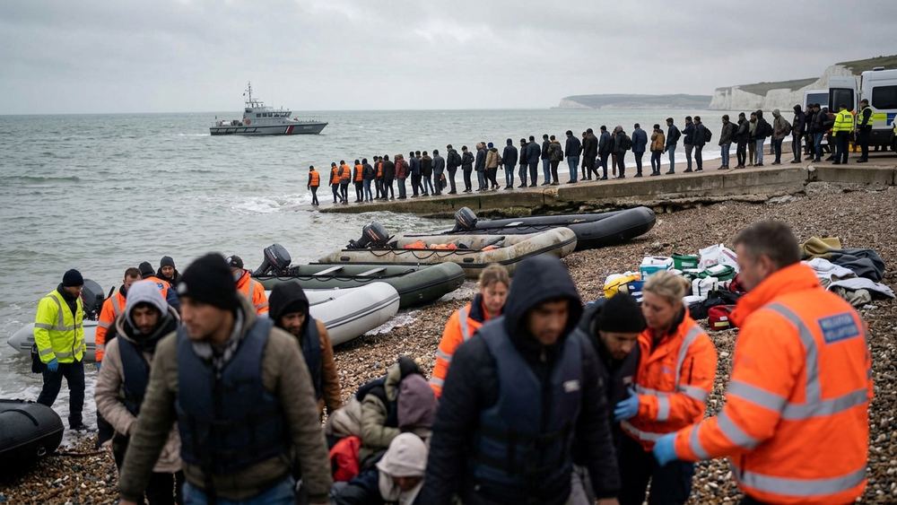 Großbritannien verzeichnet über 700 Bootsflüchtlinge an einem Tag