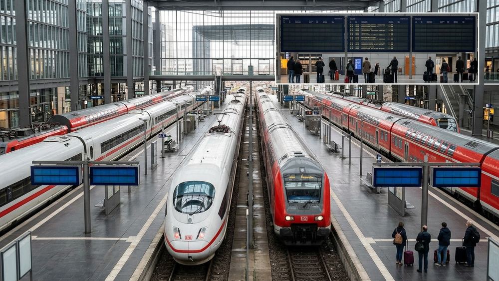 Bundesweiter Zugverkehr der Deutschen Bahn wegen Funkstörung gestoppt