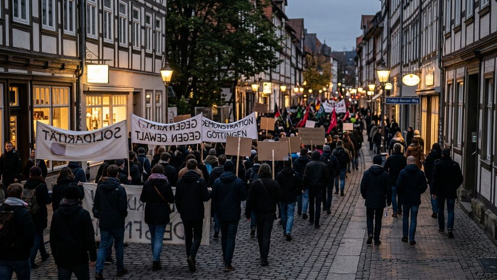 Demonstration in Göttingen nach Angriff auf 23-Jährigen