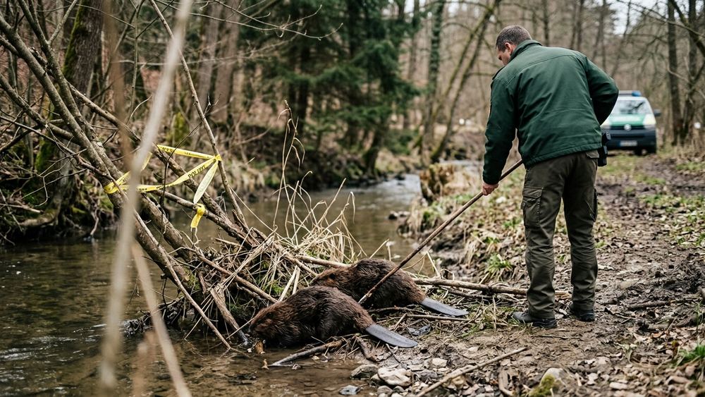 Getötete Biber in Bayern entdeckt