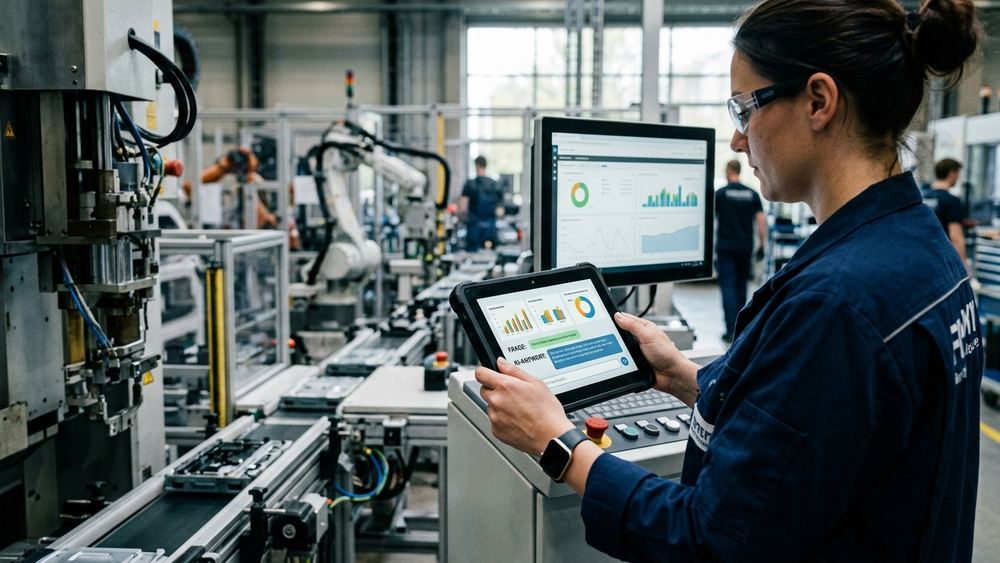KI vereinfacht Analyse von Maschinendaten in der Produktion