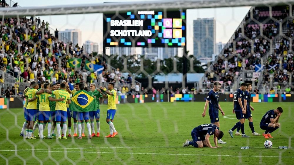 Brasilien besiegt Schottland in Miami