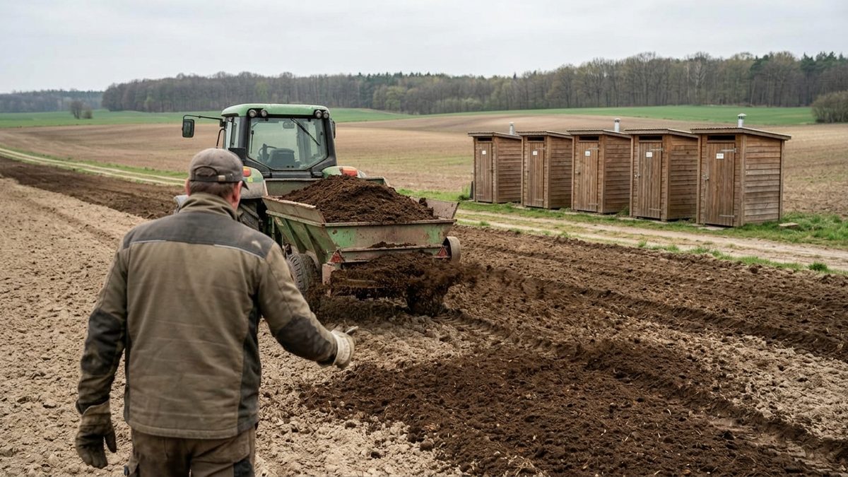 Brandenburger Landwirte setzen auf Dünger aus Kompostklos