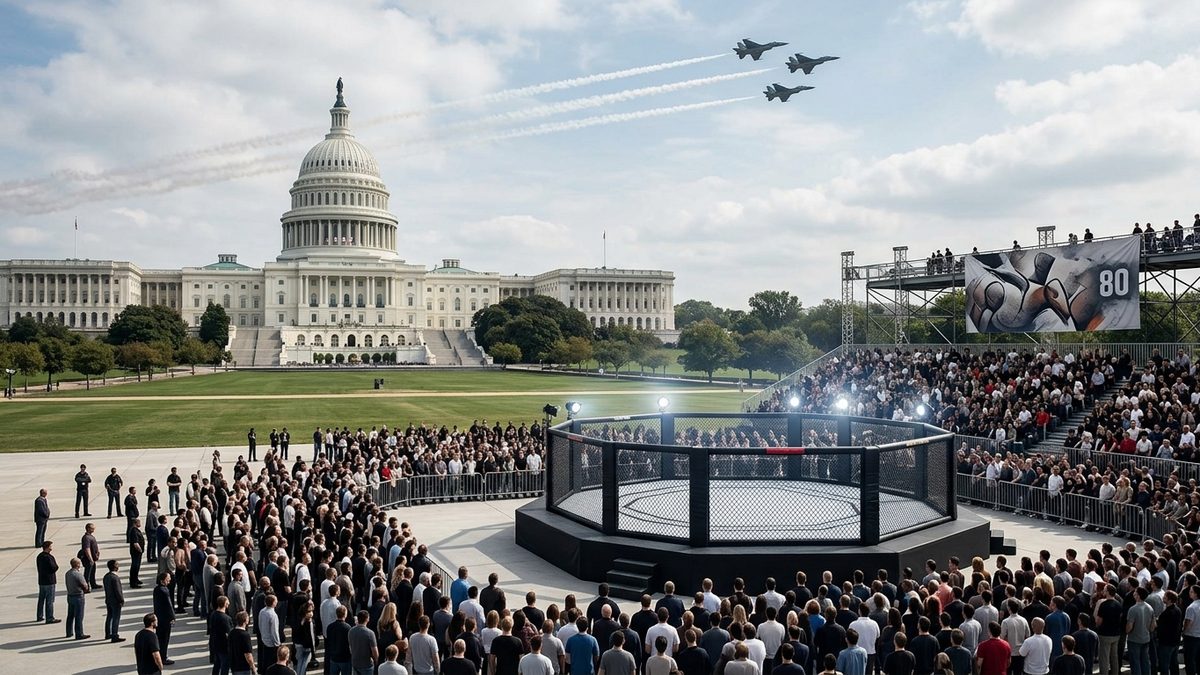 UFC-Event zum 80. Geburtstag von Donald Trump nahe dem Weißen Haus