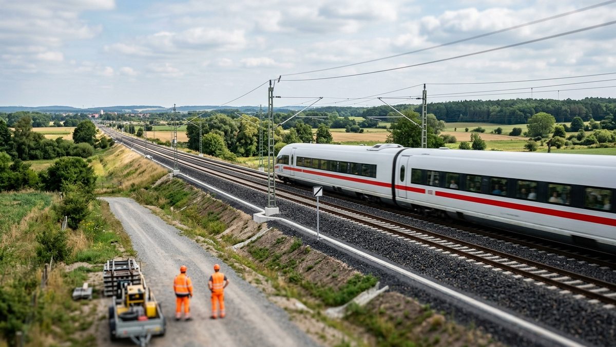 Bahnstrecke Hamburg-Berlin nach Sanierung wieder in Betrieb