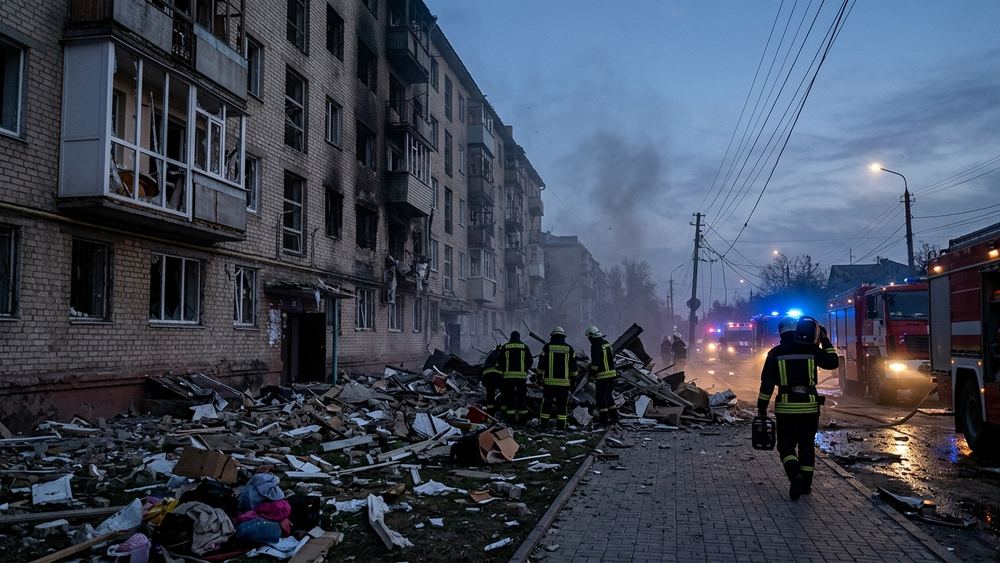 Russische Angriffe fordern vier Todesopfer in der Ukraine