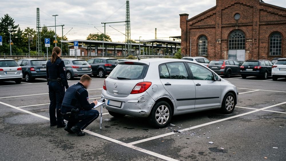 Unfallflucht auf Park-and-Ride-Gelände in Hünfeld