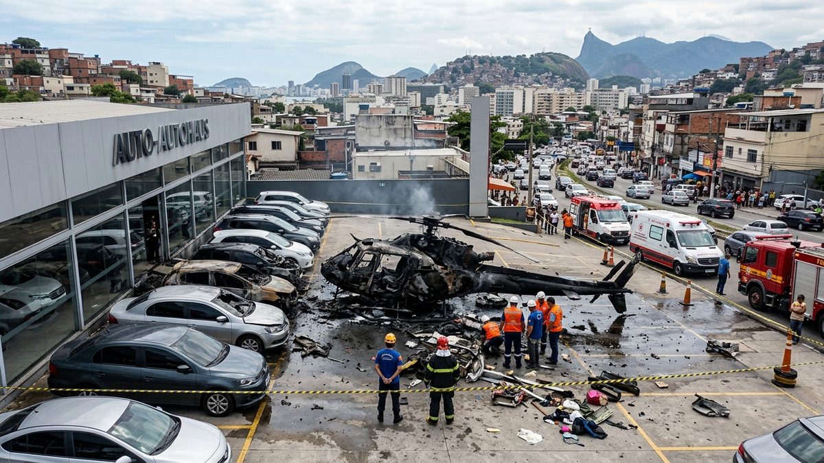 Hubschrauberkollision in Rio de Janeiro: Sechs Tote, darunter US-Musiker