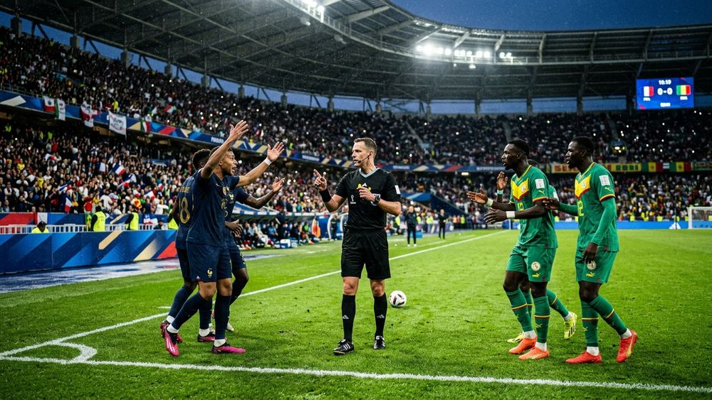Frankreich gewinnt Auftaktspiel gegen Senegal – Schiedsrichterentscheidungen in der Kritik