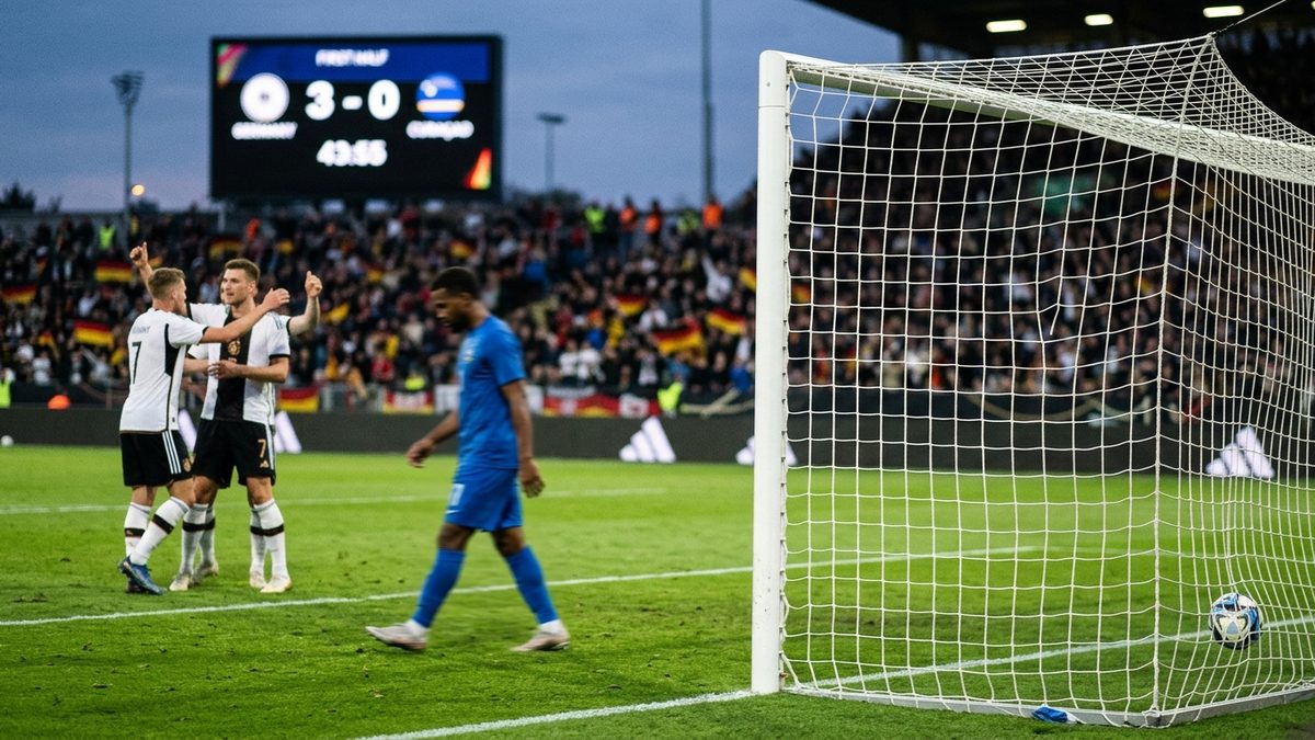 Deutschland erzielt drei WM-Tore in erster Halbzeit gegen Curacao