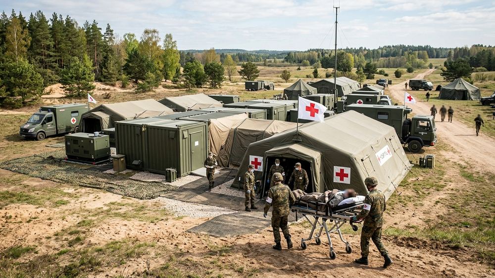 Bundeswehr testet Einsatzlazarett im Baltikum bei NATO-Übung