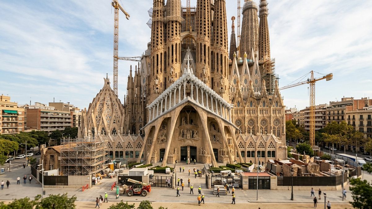 Sagrada Família nähert sich Fertigstellung
