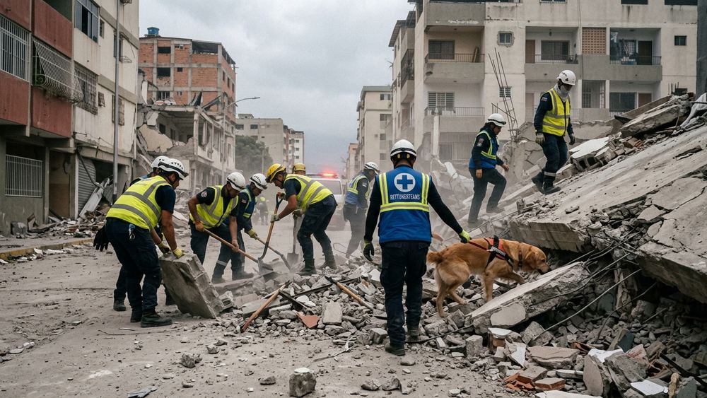 Nachbeben erschweren Rettungseinsätze in Venezuela