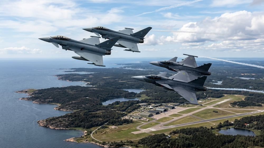 Luftwaffe trainiert Luftkampf mit Schweden