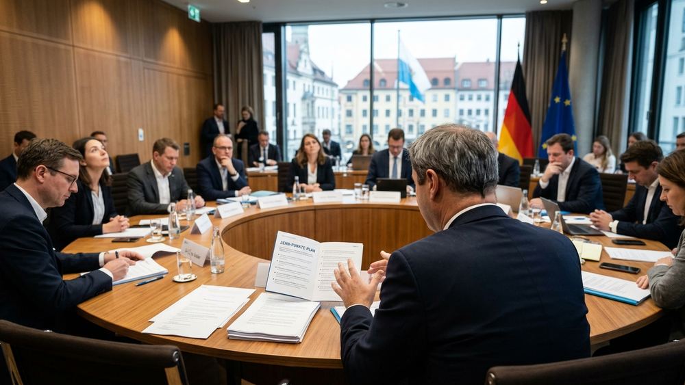 Söder reagiert auf interne CSU-Kritik mit Zehn-Punkte-Plan