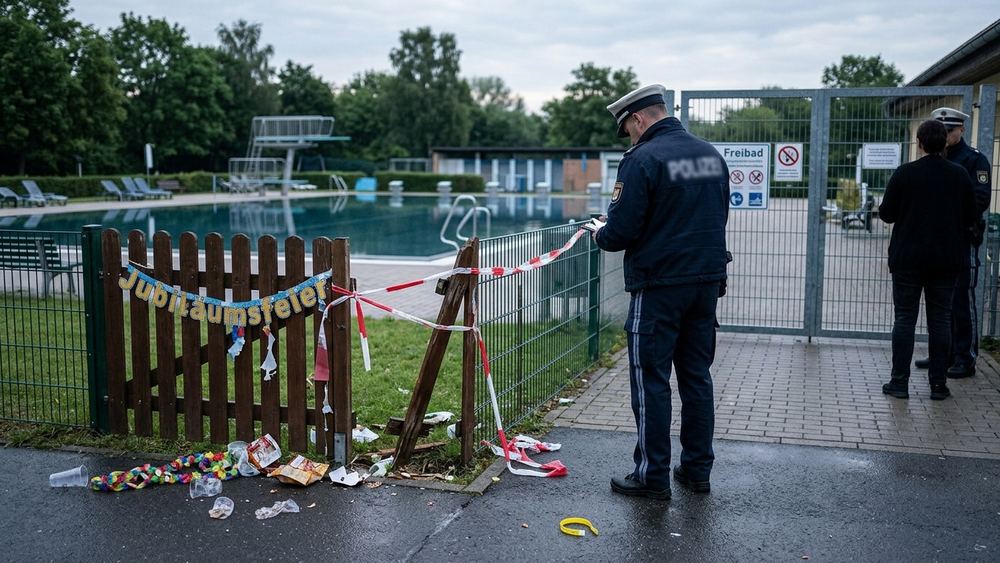 Auseinandersetzung bei Freibadjubiläum in Gößnitz