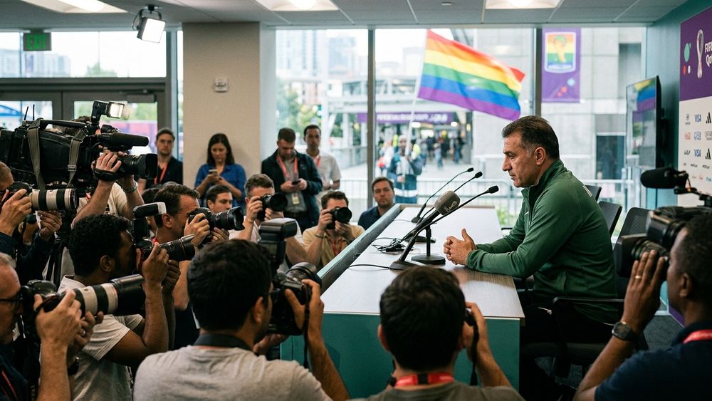 Iranischer Trainer äußert sich nicht zu Pride-Feierlichkeiten bei WM-Spiel