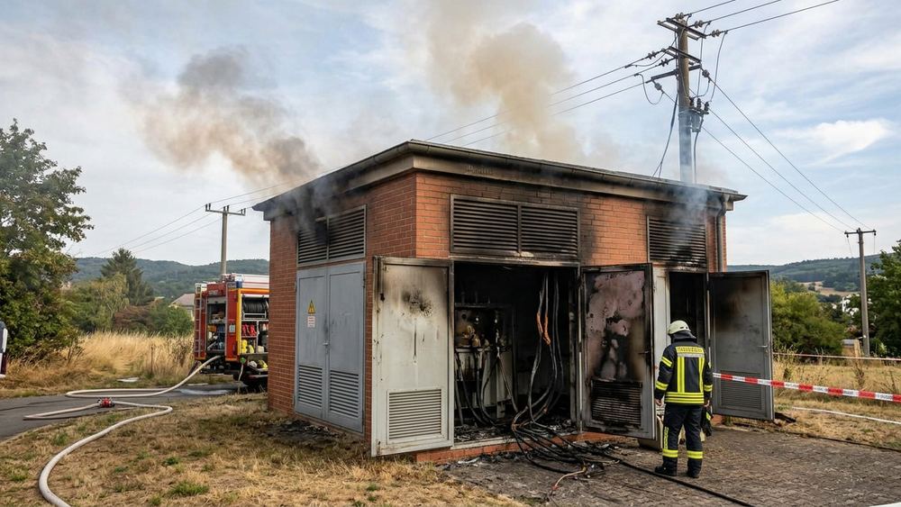 Brand in Idar-Oberstein führt zu Stromausfall