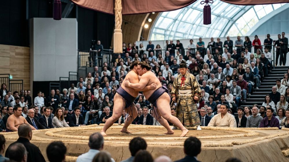 Sumo-Wettbewerbe in Europa: Japanischer Verband bringt Tradition nach Paris