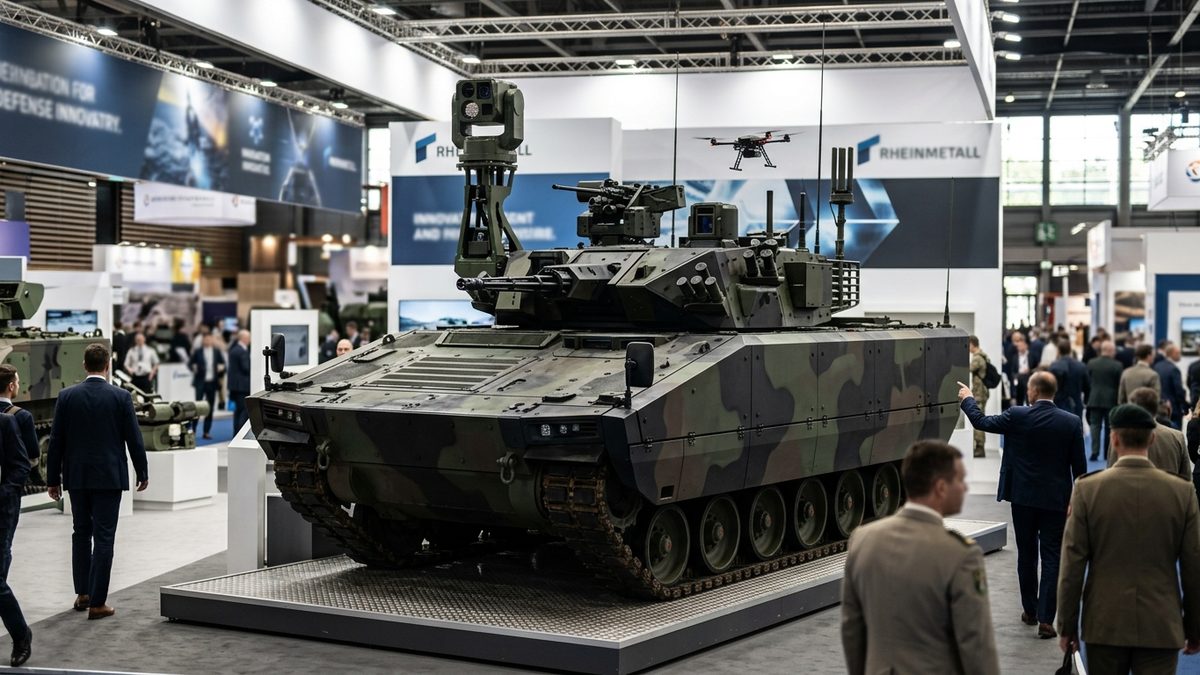 Rheinmetall präsentiert Spähpanzer Lynx KF41 Recce auf Eurosatory