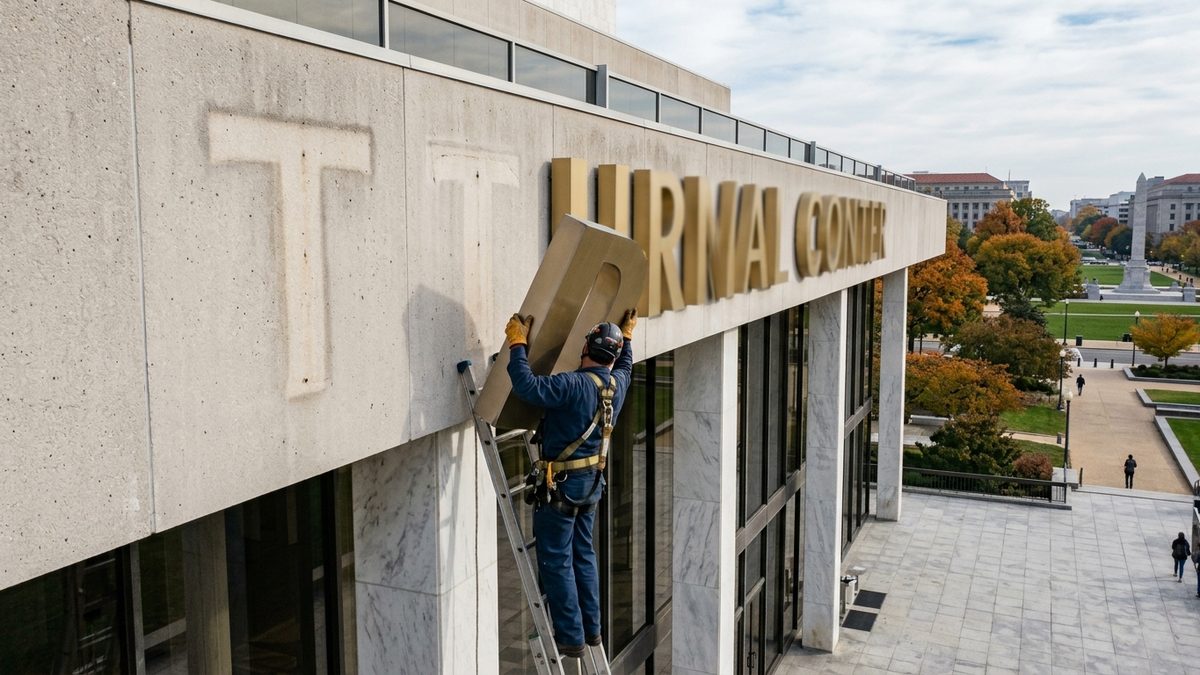 Trumps Name vom Kennedy Center in Washington entfernt