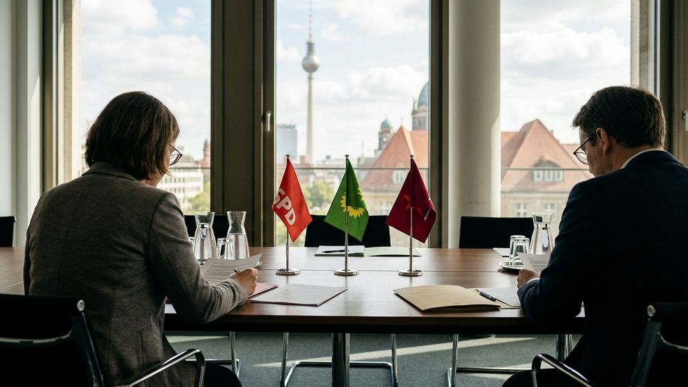 Berliner SPD stimmt Sondierungsgesprächen mit Linken und Grünen zu