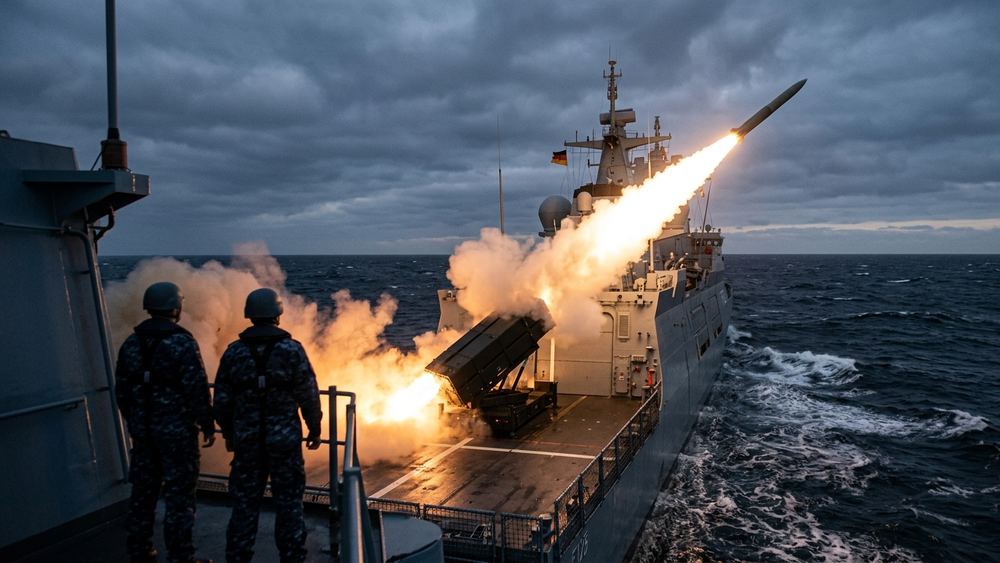 Deutsche Marine testet erstmals ballistische LORA-Raketen von Fregatte