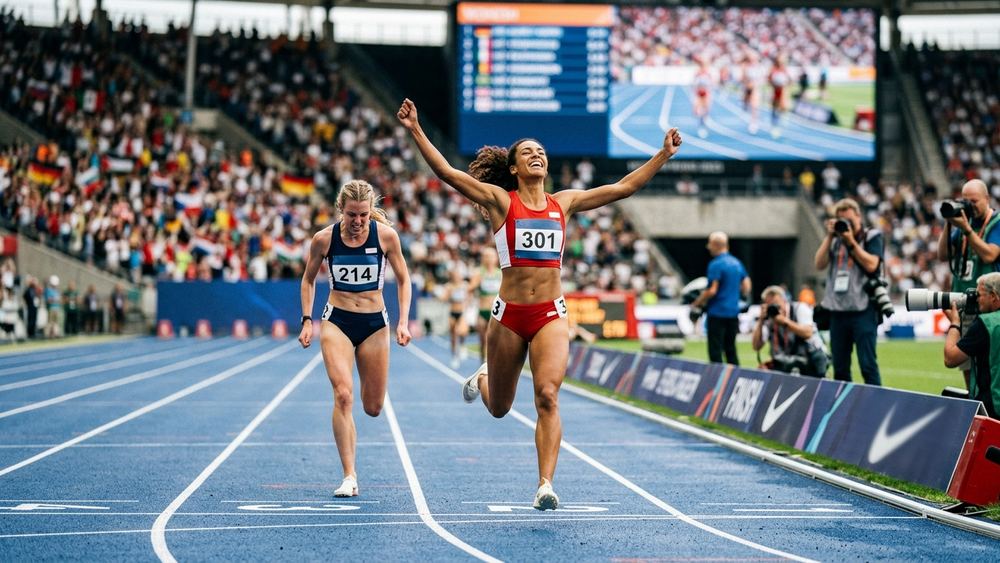 Audrey Werro gewinnt EM-Gold über 800 Meter