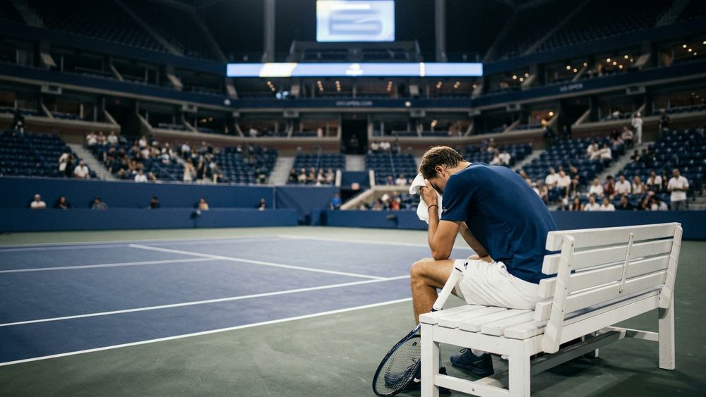 Novak Djokovic scheidet unter Tränen bei den US Open aus