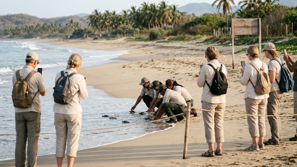 Mexikanischer Strand wandelt sich zum Schildkröten-Schutzgebiet und Touristenmagnet
