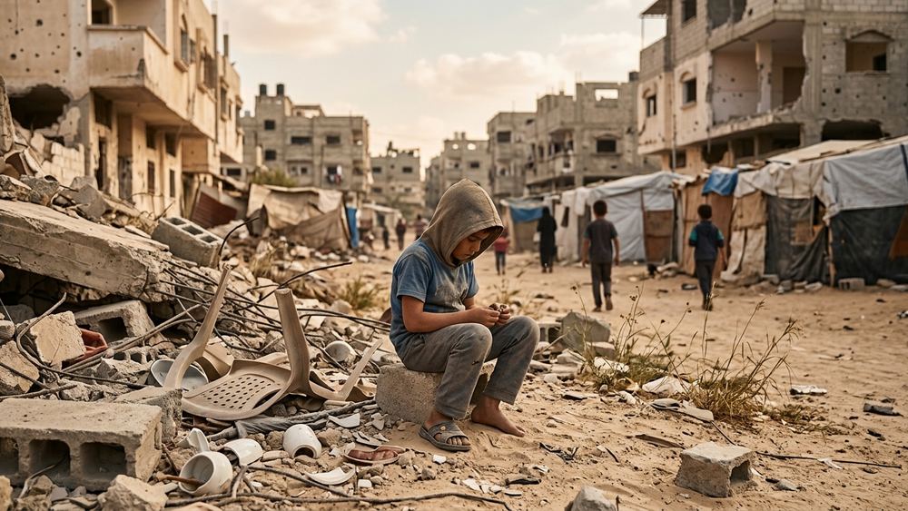 Kinder im Gazastreifen leiden psychisch und physisch trotz Waffenruhe