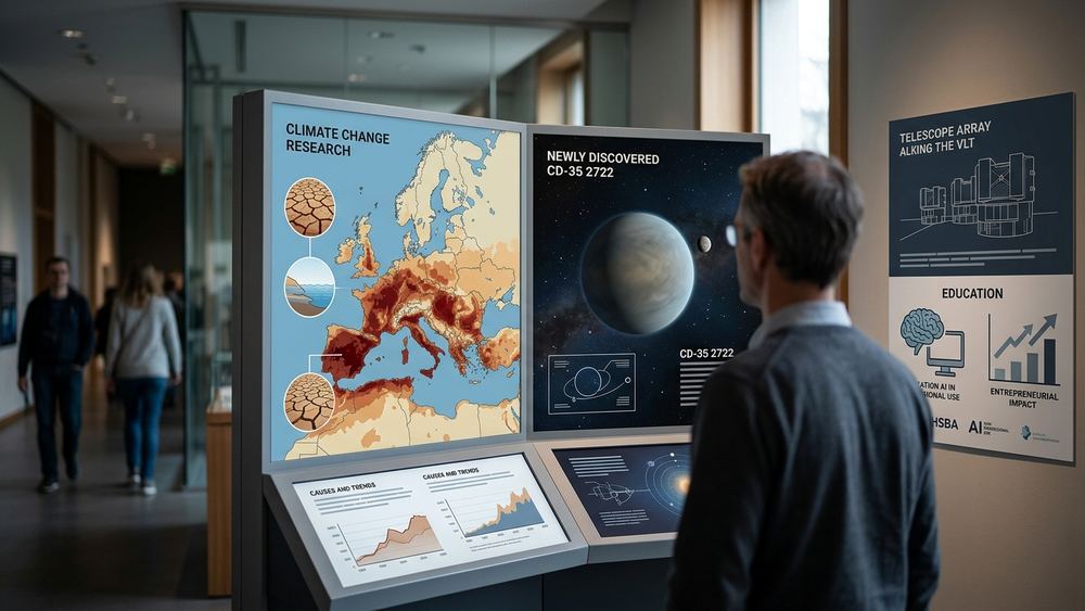 Klimawandel und neue Entdeckungen prägen Wissenschaftsnachrichten