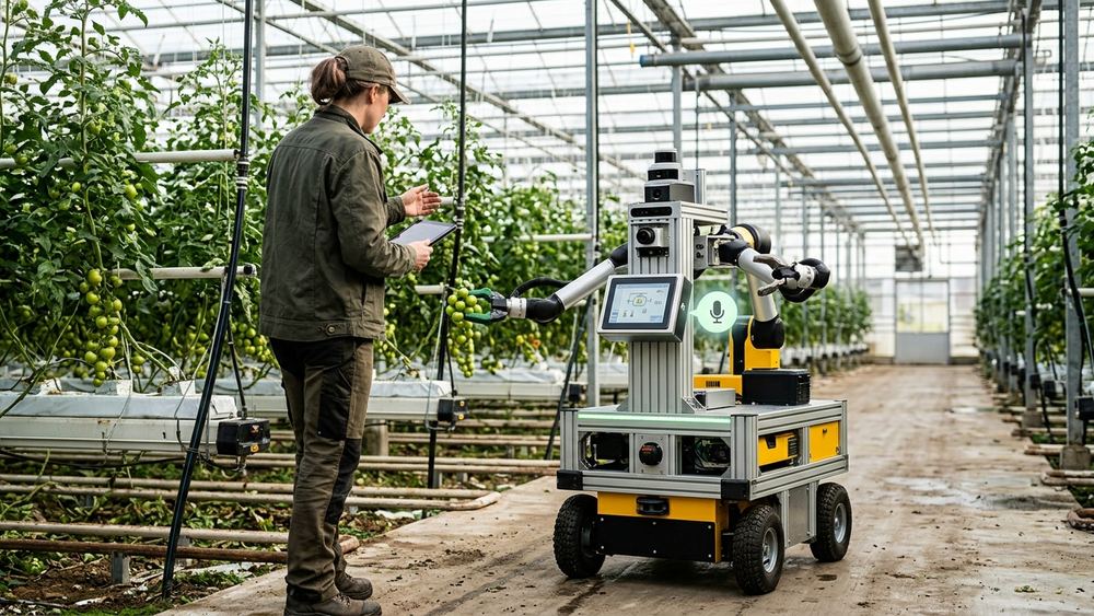 Künstliche Intelligenz optimiert Zusammenarbeit von Mensch und Roboter im Gewächshaus