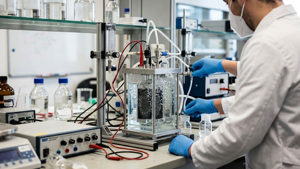 Neues Material ermöglicht effizientere Wasserstoffproduktion
