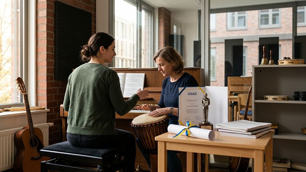 DAAD-Preis 2026 für Musiktherapie-Studentin Megi Arifi