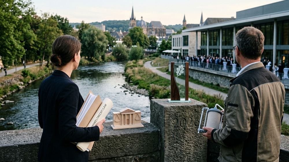 Umweltpreis der DBU geht an Juristin Verheyen und Ingenieur Vossenkaul